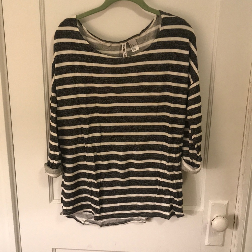 H&M 3/4 long sleeve top